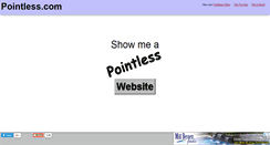 Desktop Screenshot of pointless.com