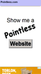 Mobile Screenshot of pointless.com