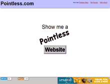 Tablet Screenshot of pointless.com